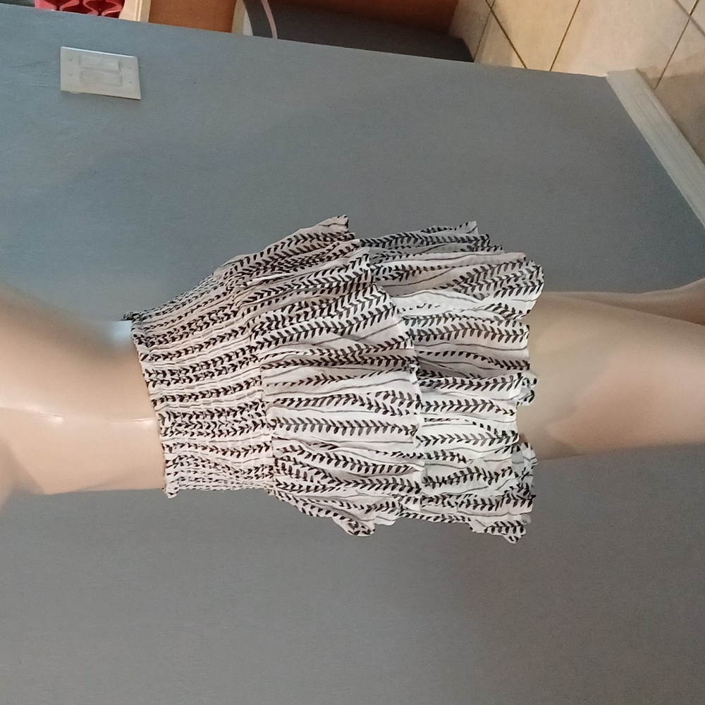 🔥🔥Muche et Muchette Anoush mini ruffle black & white skirt OS - Picture 7 of 14
